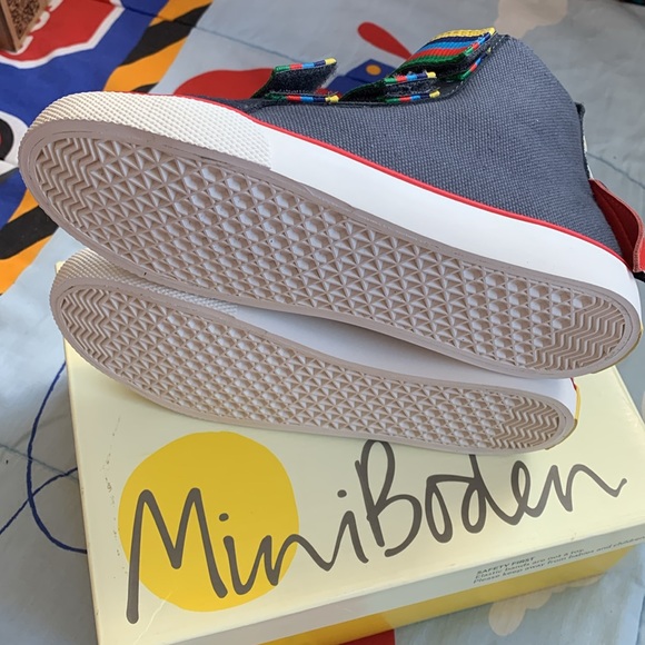 Mini Boden Space rocket high tops size 3 kids aka 32 European - Picture 7 of 12